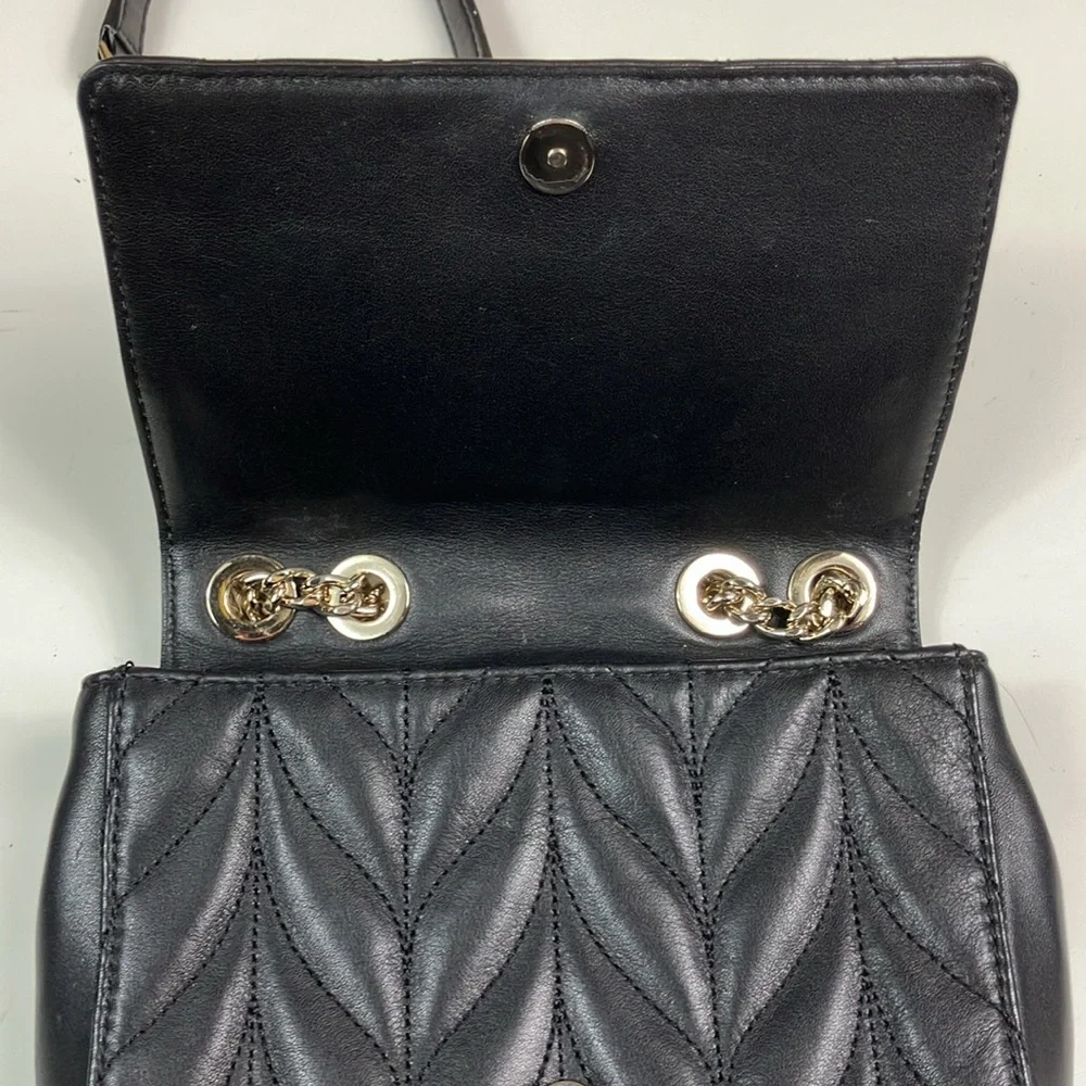 Kate Spade Bariar Lane Quilted Leather Mini‎ Evelyn Shoulder Purse Bag